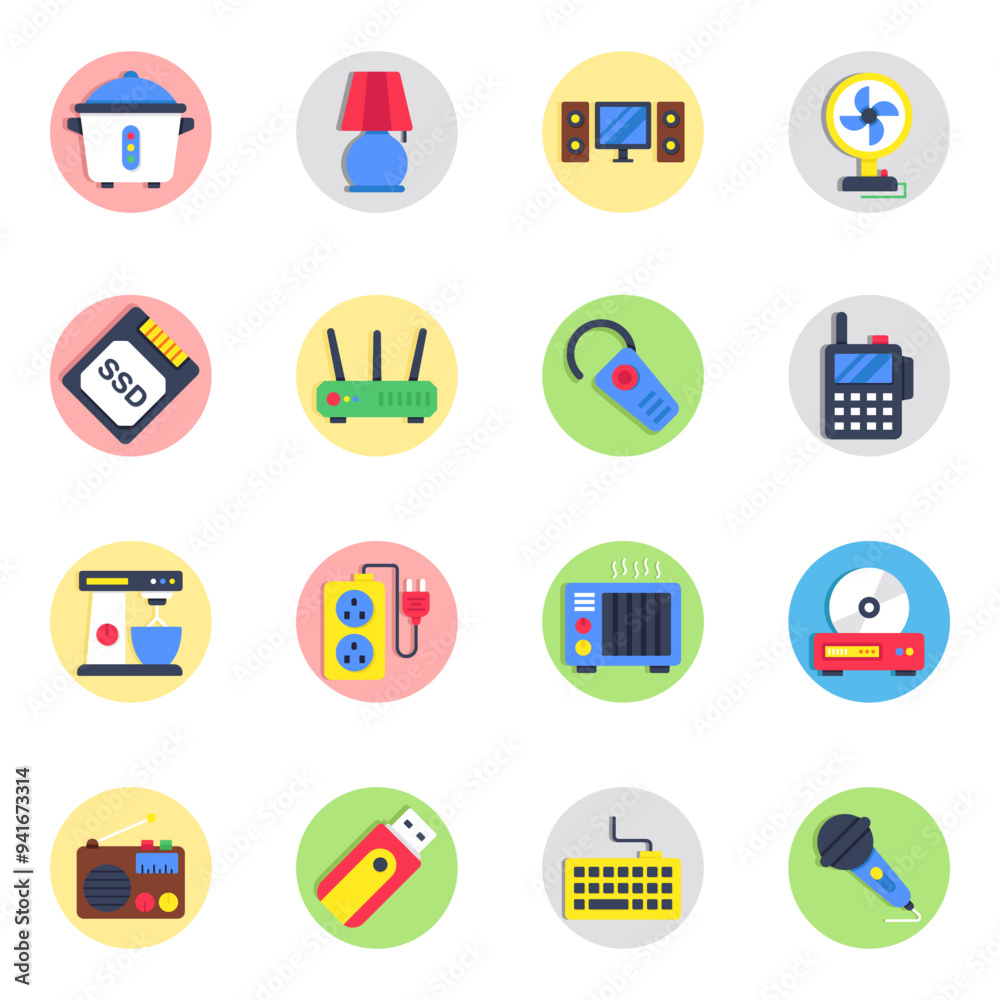 Pack of Devices Flat Icon
Pack of Devices Flat Icon