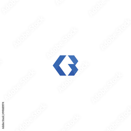 b logo, letter b logo, initial b logo, modern logo