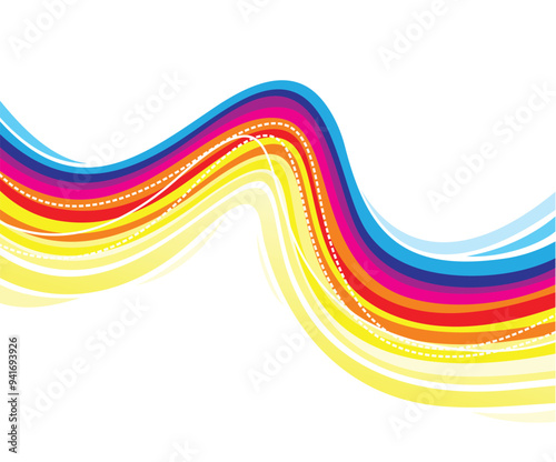abstract artistic creative colorful wave.eps