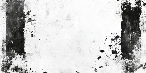 Wallpaper Mural Abstract black and white textured background with varying intensity and splatter effects Torontodigital.ca