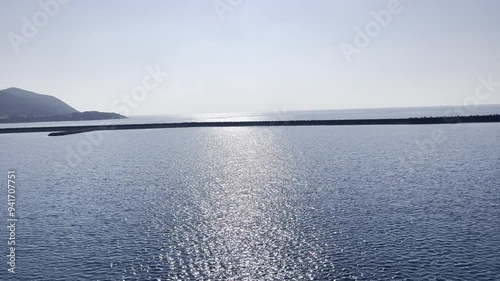 Sea view from the boat Okinawa Iheya Island
