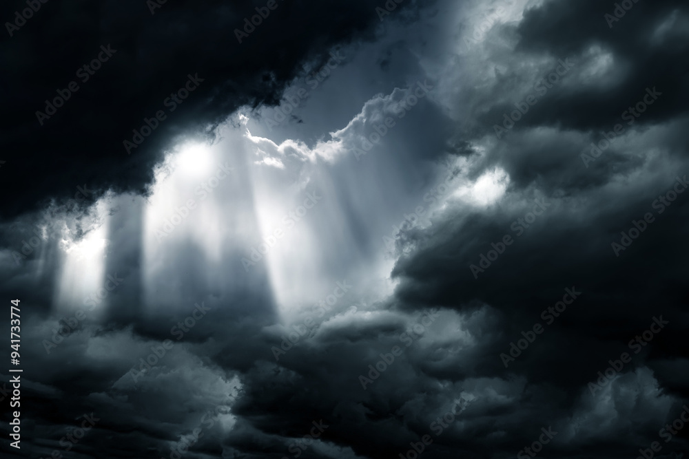Fototapeta premium Dramatic Storm Clouds Background