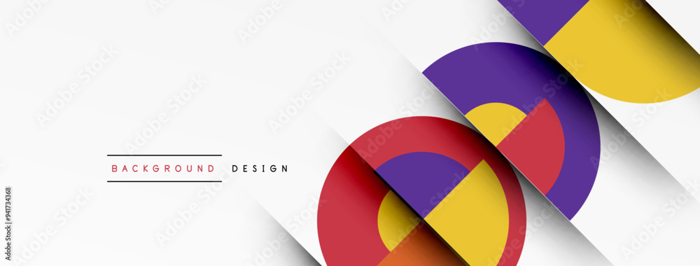 Geometric design abstract background - circles squares Geometric design abstract background - circles squares
