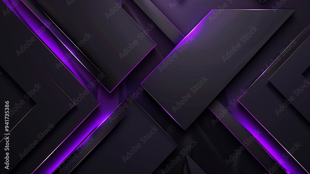 Abstract Geometric Pattern with Purple Glow Abstract Geometric Pattern with Purple Glow