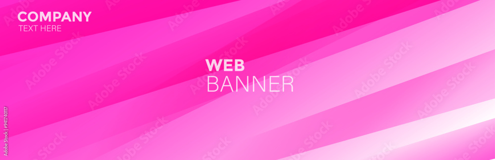 Pink gradient banner, background with wave, pink background Pink gradient banner, background with wave, pink background