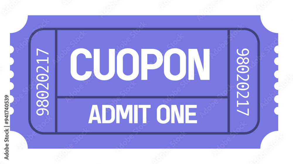Admit one ticket, Coupon, Ticket Admit one ticket, Coupon, Ticket