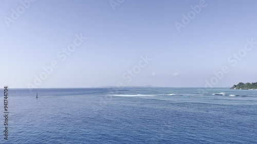 Sea view from the boat Okinawa Iheya Island