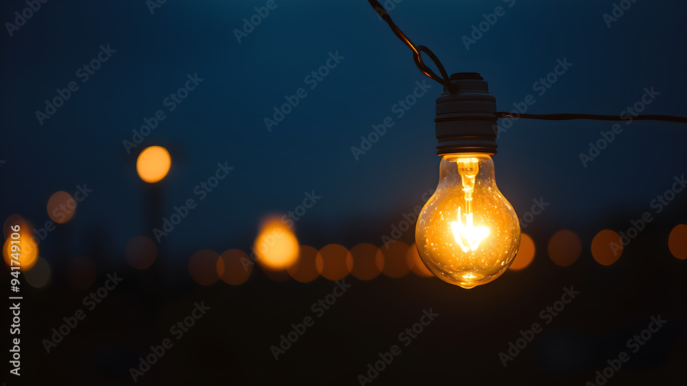 Lâmpada faísca energia elétrica a noite Lâmpada faísca energia elétrica a noite