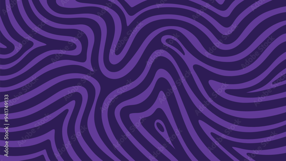 Fototapeta premium purple abstract background with waves stripe