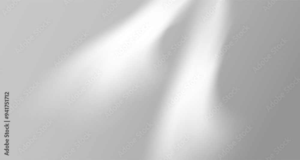 Glare from the sun's rays on the wall. Blurred shadows in the room. Soft overlay of natural light. Abstract background for product presentation. Glare from the sun's rays on the wall. Blurred shadows in the room. Soft overlay of natural light. Abstract background for product presentation.
