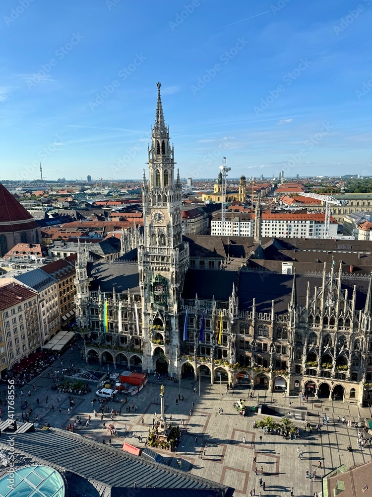 Obraz premium view of the Munich from above