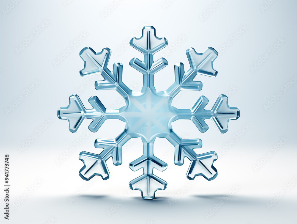 Blue christmas background with transparent snowflakes Blue christmas background with transparent snowflakes
