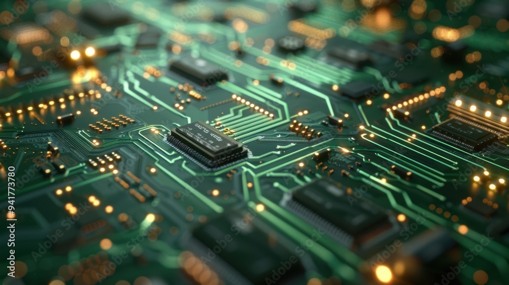 The electronic circuit board The electronic circuit board