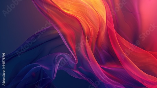 abstract wave colour harmony background