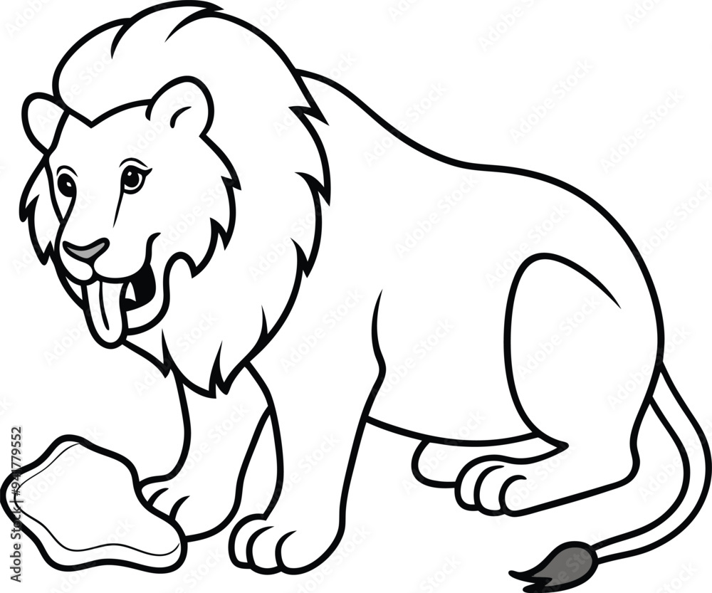 Cute lioness line art perfect for kids to color with simple and fun details for creative expression
Cute lioness line art perfect for kids to color with simple and fun details for creative expression