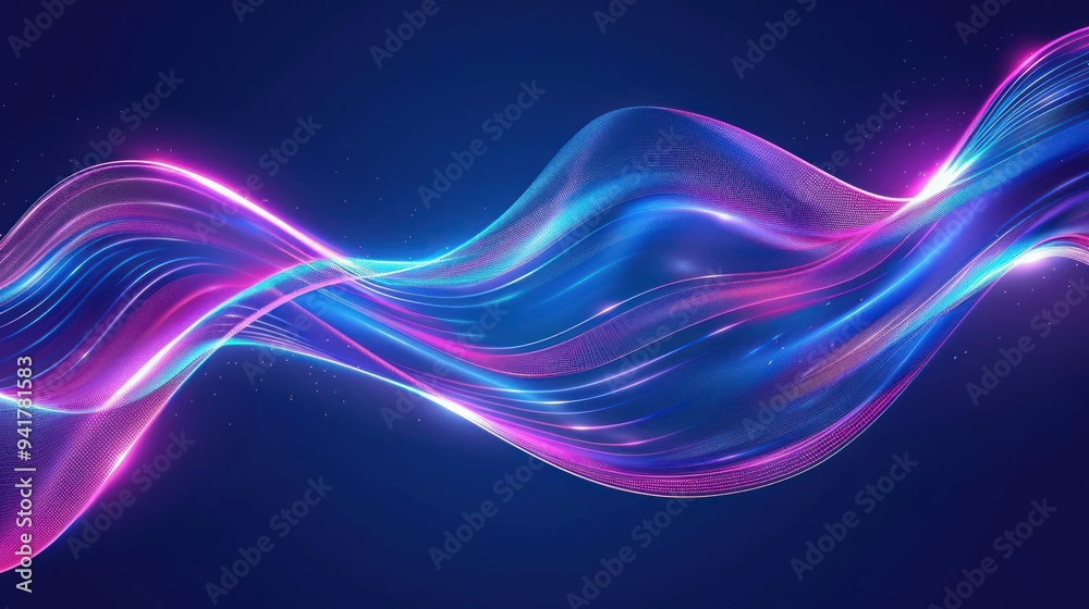 Abstract Neon Wave Abstract Neon Wave
