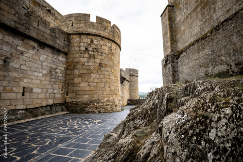 the medieval castle of Puebla de Sanabria, province of Zamora, Castile and Leon, Spain photo