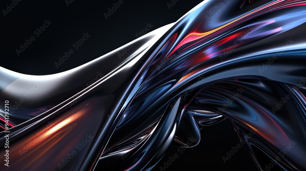 abstract wave colour black background abstract wave colour black background