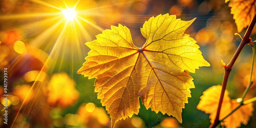 Leafy Radiance: Bathed in golden light, vine leaves emanate warmth and vibrancy, creating an uplifting and joyful atmosphere. Leafy Radiance: Bathed in golden light, vine leaves emanate warmth and vibrancy, creating an uplifting and joyful atmosphere.