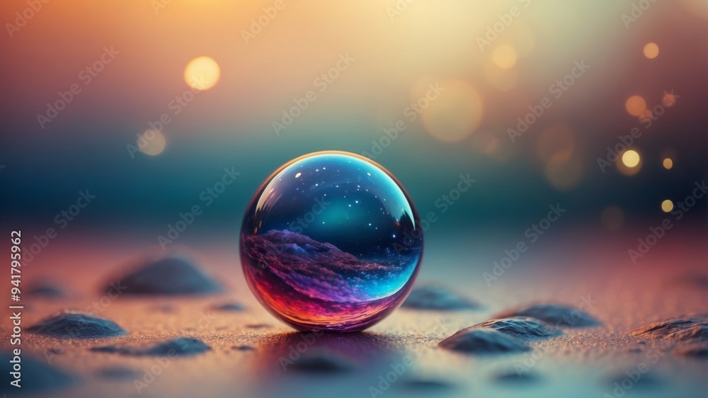 Abstract digital landscape with vibrant colors and smooth gradients. Abstract digital landscape with vibrant colors and smooth gradients.