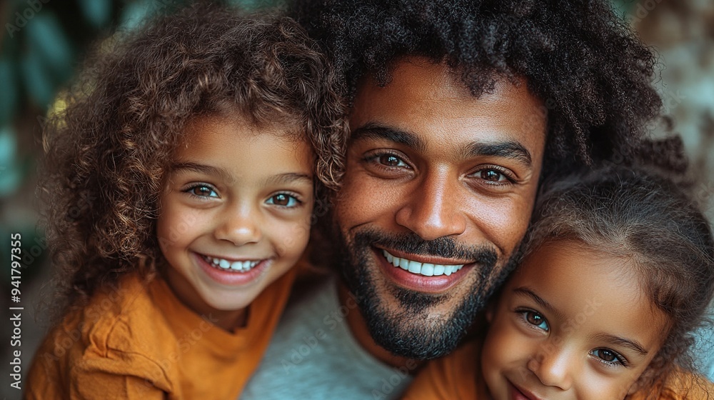 three kids laughing having fun together with a cheerful family.illustration three kids laughing having fun together with a cheerful family.illustration