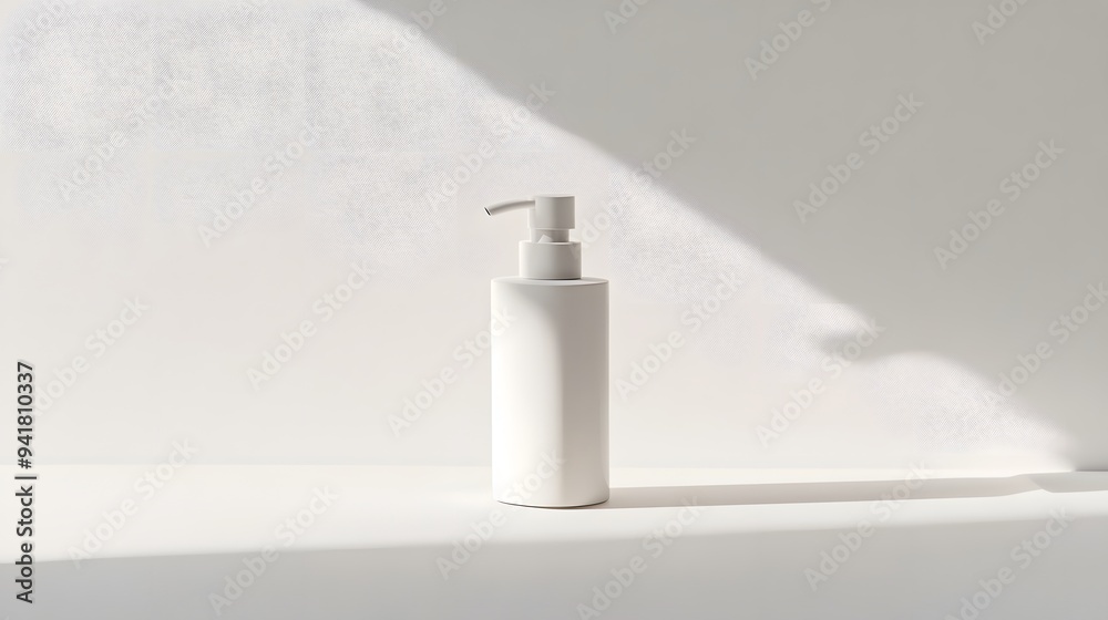 Minimalist Soap Dispenser: A simple, white soap dispenser with a clean design, centered on a white background, with soft lighting to enhance its form.
Minimalist Soap Dispenser: A simple, white soap dispenser with a clean design, centered on a white background, with soft lighting to enhance its form.