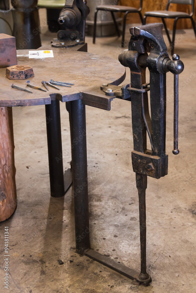 Anvil in a workshop at Fort Larned, Kansas Anvil in a workshop at Fort Larned, Kansas
