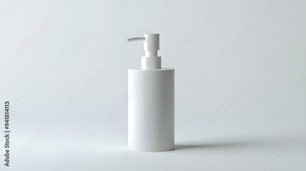 Minimalist Soap Dispenser: A simple, white soap dispenser with a clean design, centered on a white background, with soft lighting to enhance its form.
Minimalist Soap Dispenser: A simple, white soap dispenser with a clean design, centered on a white background, with soft lighting to enhance its form.