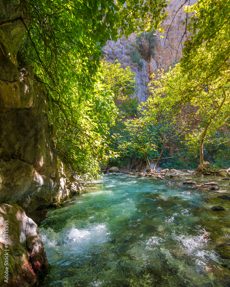 The Saklikent Valley view in Turkey