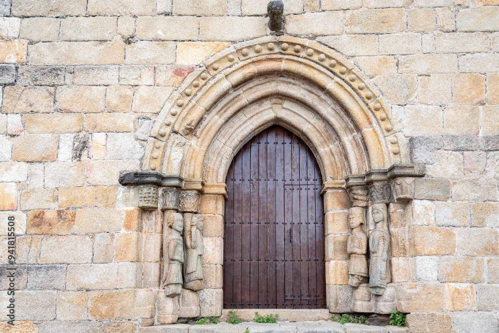 portal of the church of Santa María del Azogue in Puebla de Sanabria, province of Zamora, Castile and Leon, Spain portal of the church of Santa María del Azogue in Puebla de Sanabria, province of Zamora, Castile and Leon, Spain
