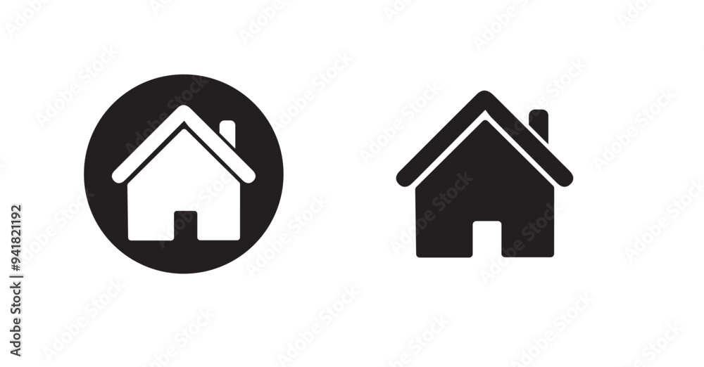 Home icon set, House icon set , Home button icon Home icon set, House icon set , Home button icon