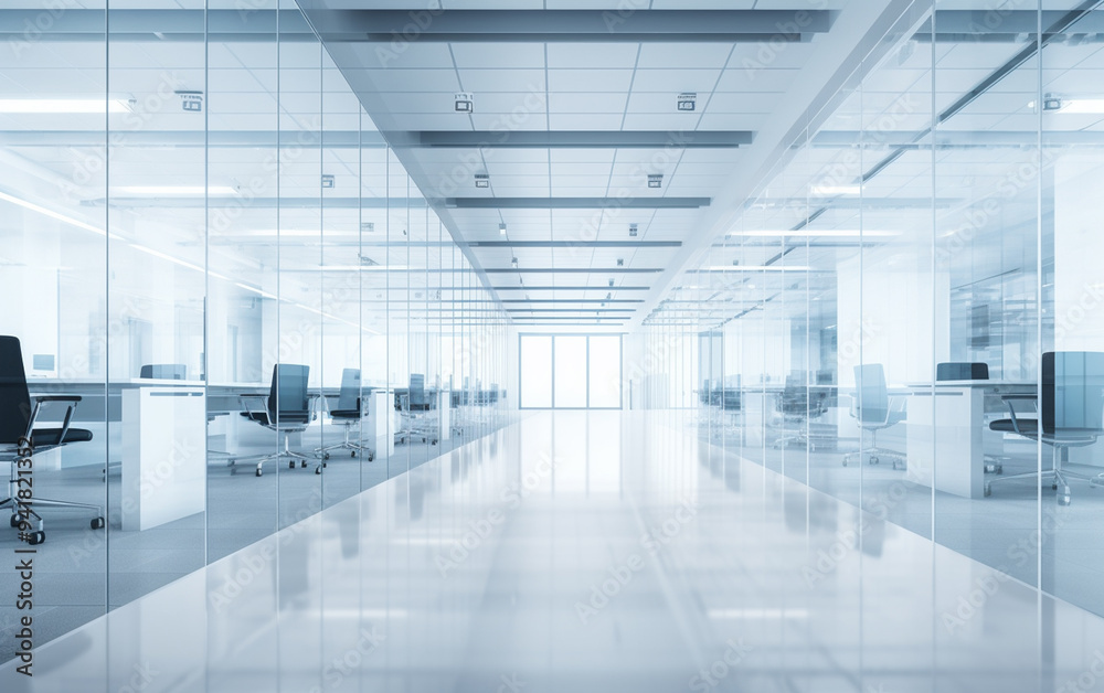 Photo blur background of modern office interior design contemporary workspace Photo blur background of modern office interior design contemporary workspace