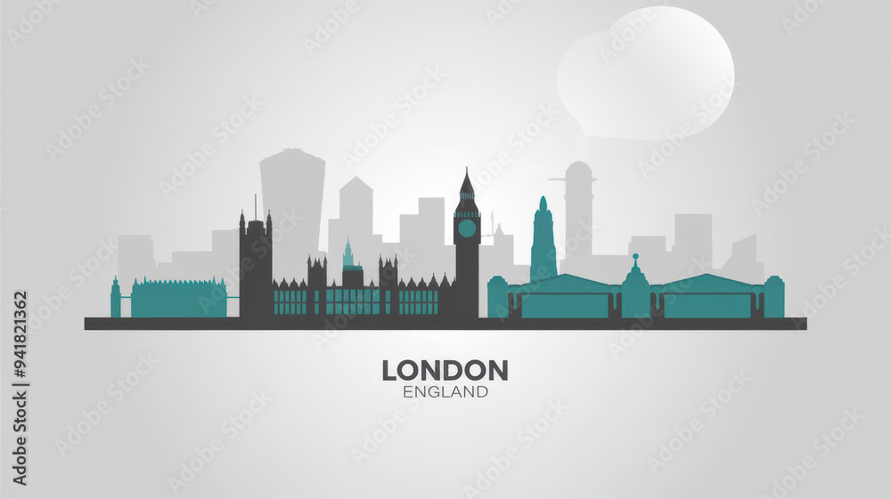 Title
A minimalist vector illustration of the London City England skyline in a white background. The design uses simple shapes and lines. Big Ben and the Houses of Parliament. Title
A minimalist vector illustration of the London City England skyline in a white background. The design uses simple shapes and lines. Big Ben and the Houses of Parliament.