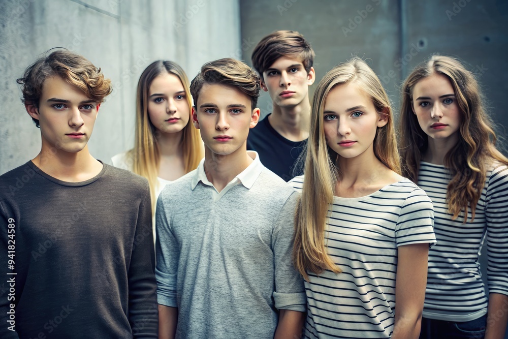 Monochromatic Symphony: Young people in a harmonious monochromatic setting, with subtle variations in shades and textures. Monochromatic Symphony: Young people in a harmonious monochromatic setting, with subtle variations in shades and textures.