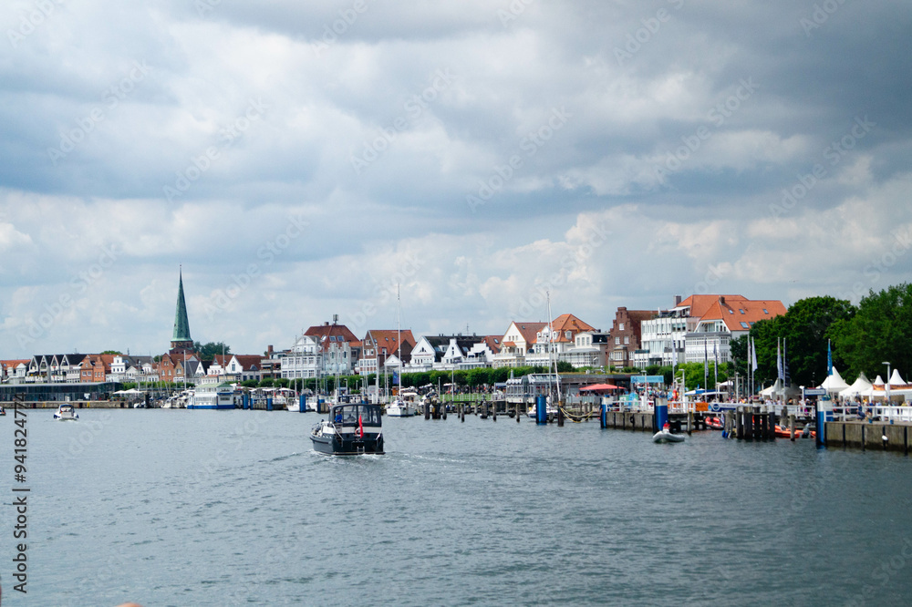 Obraz premium Travemünde an der deutschen Ostseeküste