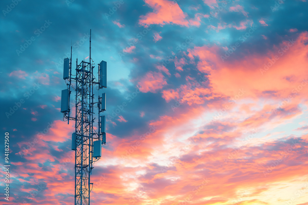 Cell Tower Sunset. Cell Tower Sunset.