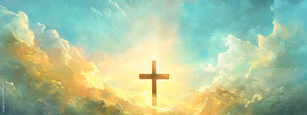 Obraz premium Cross in the Sky.