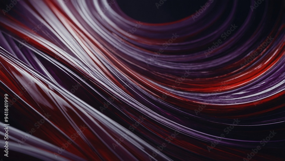 Abstract swirling lines in purple and red shades Abstract swirling lines in purple and red shades