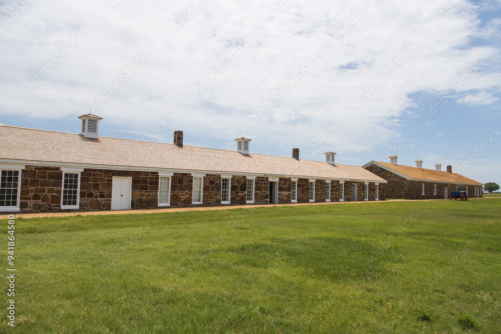 Buildings at Fort Larned National Historic Site, Kansas Buildings at Fort Larned National Historic Site, Kansas