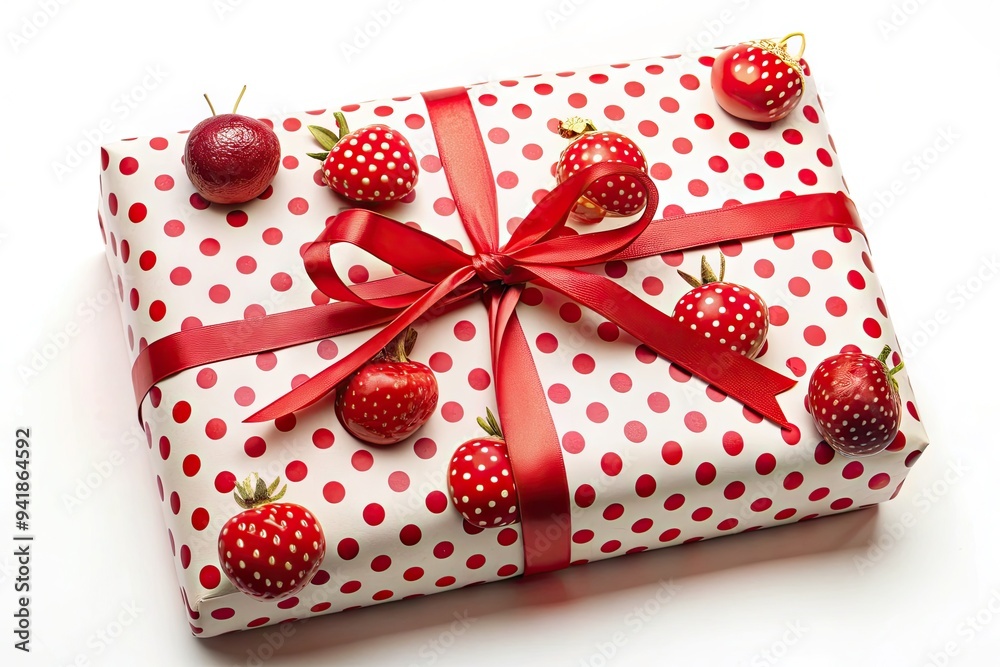 Pomegranate Polka Dot Wrap: Fun, playful, red polka dot wrapping paper with a cheerful and vibrant vibe. Pomegranate Polka Dot Wrap: Fun, playful, red polka dot wrapping paper with a cheerful and vibrant vibe.