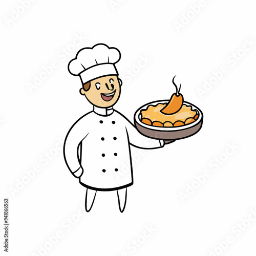 Classic Quiche Lorraine Creamy French Tart with Bacon and Cheese vector