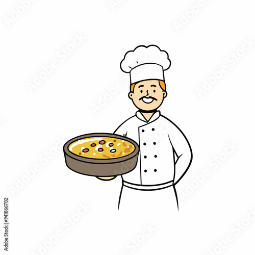 Classic Quiche Lorraine Creamy French Tart with Bacon and Cheese vector