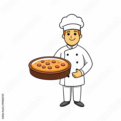 Classic Quiche Lorraine Creamy French Tart with Bacon and Cheese vector