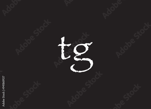 TG letter logo design and initial logo design
