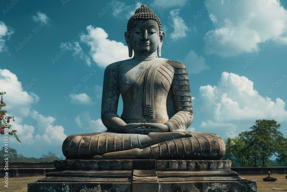 A person sitting in a lotus position, often used for meditation or spiritual practices A person sitting in a lotus position, often used for meditation or spiritual practices