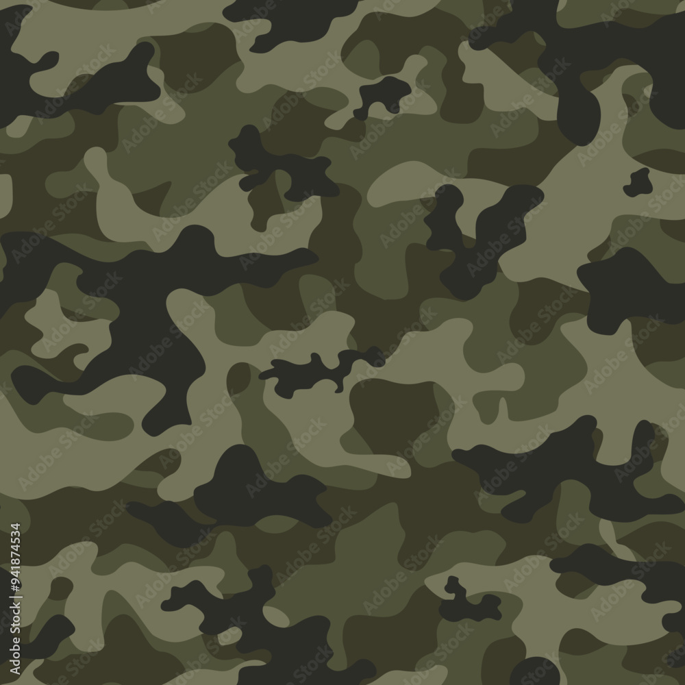 camouflage pattern seamless army background, uniform texture, trendy khaki design
camouflage pattern seamless army background, uniform texture, trendy khaki design