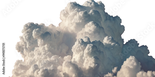 Realistic vector cutout clean white cloud transparent backgrounds special effect. Concept of storm and cloudscape. Fog or cloud on an isolated transparent background.