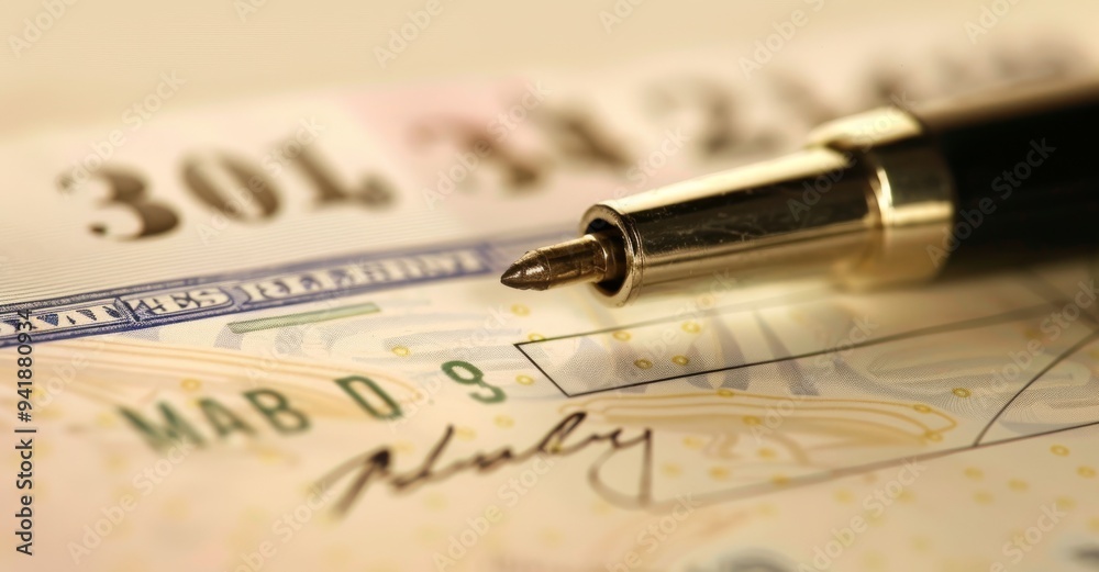 bankers cheque. businessman reading documents at meeting, business partner considering contract terms before signing checking legal contract law conditions bankers cheque. businessman reading documents at meeting, business partner considering contract terms before signing checking legal contract law conditions