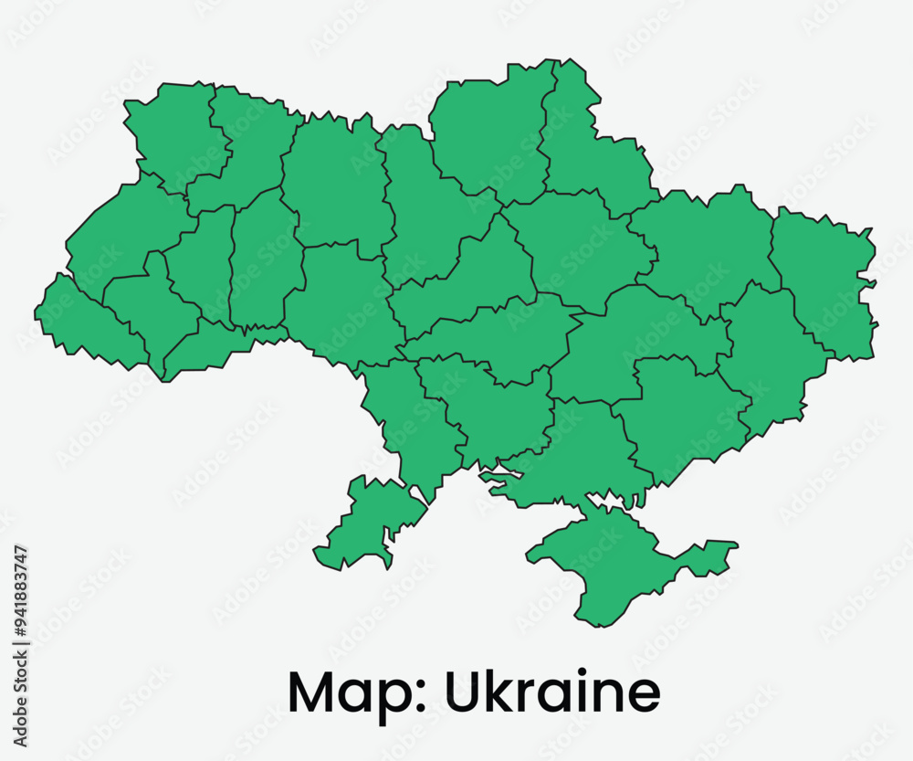 Ukraine maps for design Black outline mosaic green and white background Ukraine maps for design Black outline mosaic green and white background