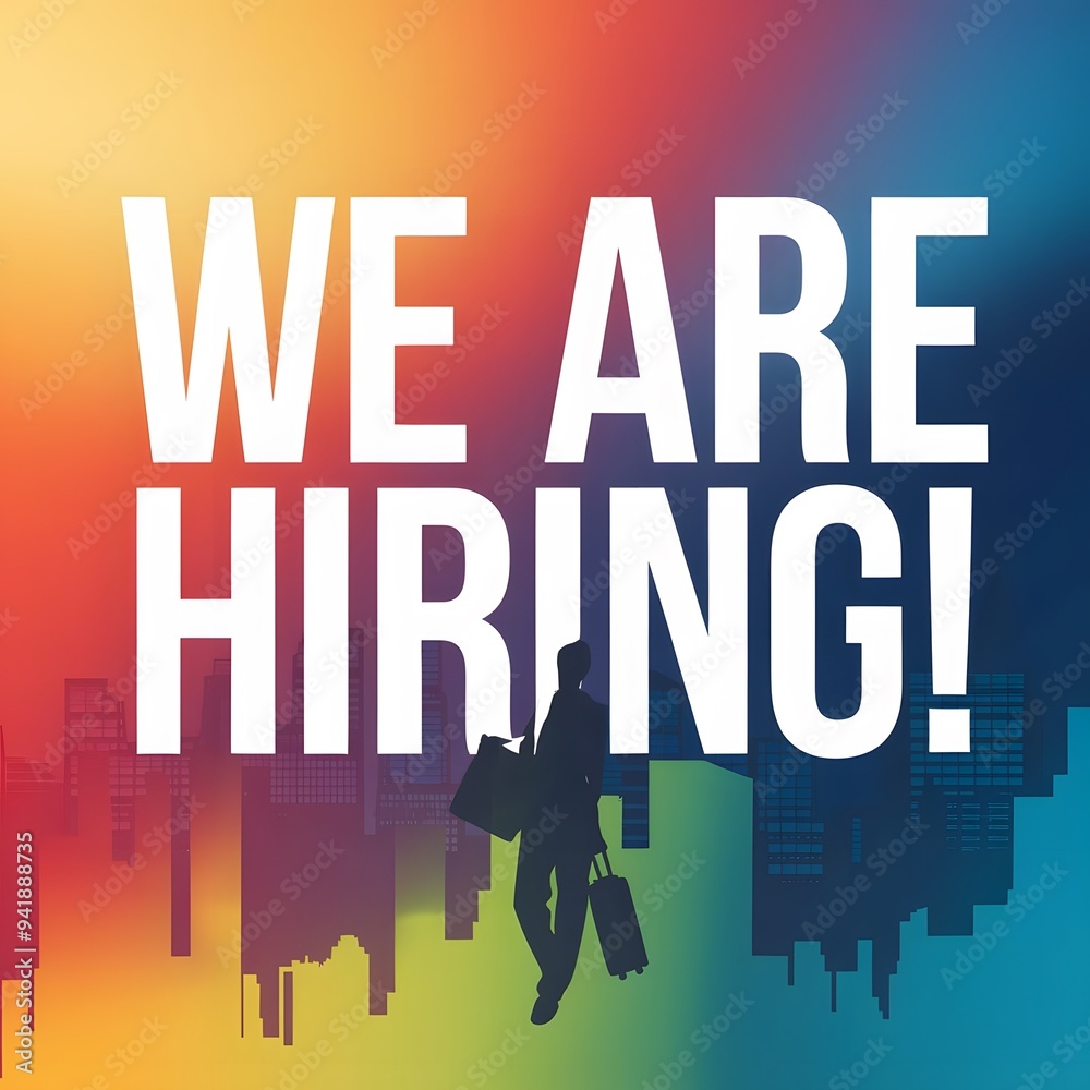 Modern Office Hiring Announcement - Friendly and Diverse Work Environment poster Modern Office Hiring Announcement - Friendly and Diverse Work Environment poster